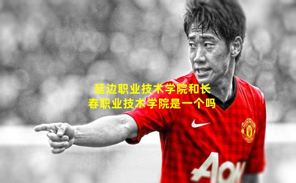 延边职业技术学院和长春职业技术学院是一个吗