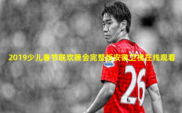 2019少儿春节联欢晚会完整版安徽卫视在线观看