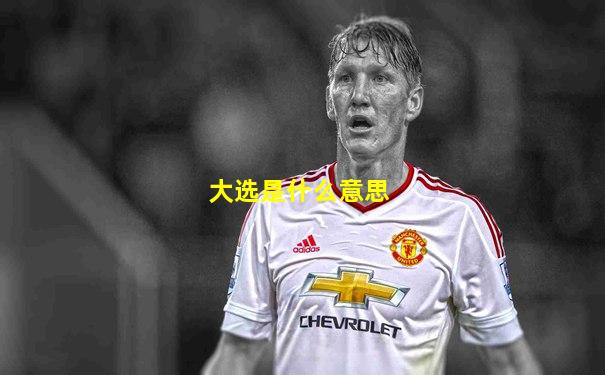 大选是什么意思