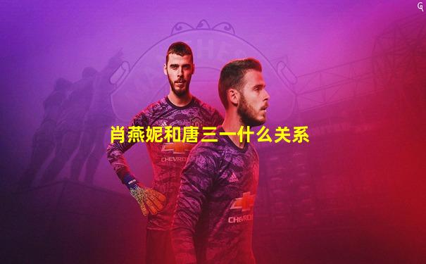 肖燕妮和唐三一什么关系